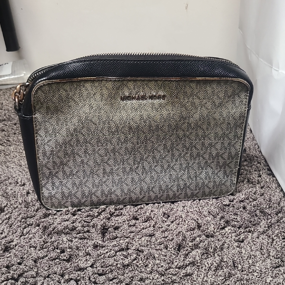 Michael KORS Black and Gray Designer Bag